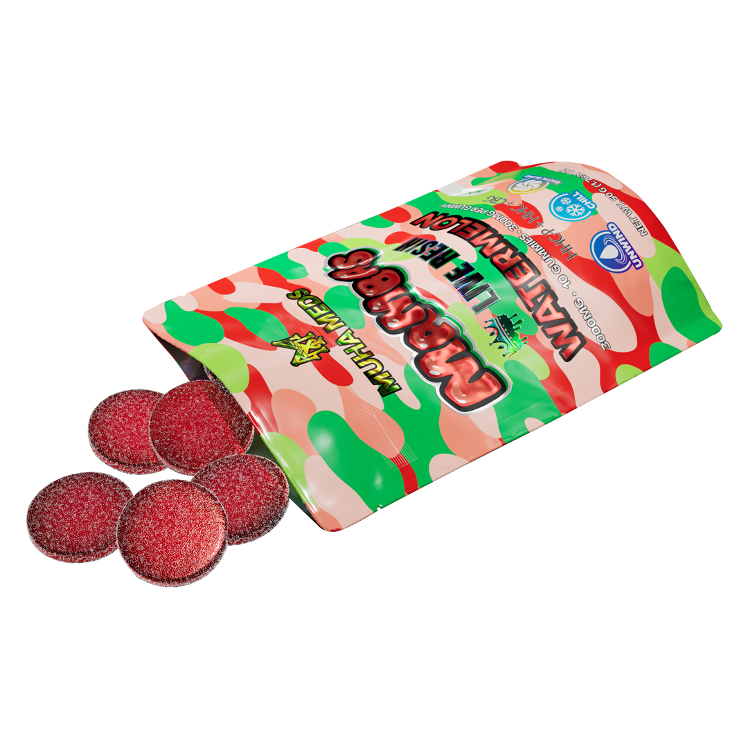 WATERMELON INDICA | LIVE RESIN 3000 MG GUMMIES