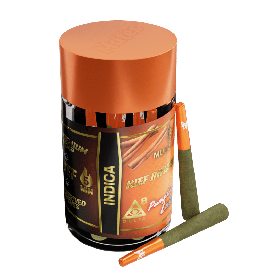 PUMPKIN SPICE LATTE INDICA | DELTA 8 5 PRE-ROLLS