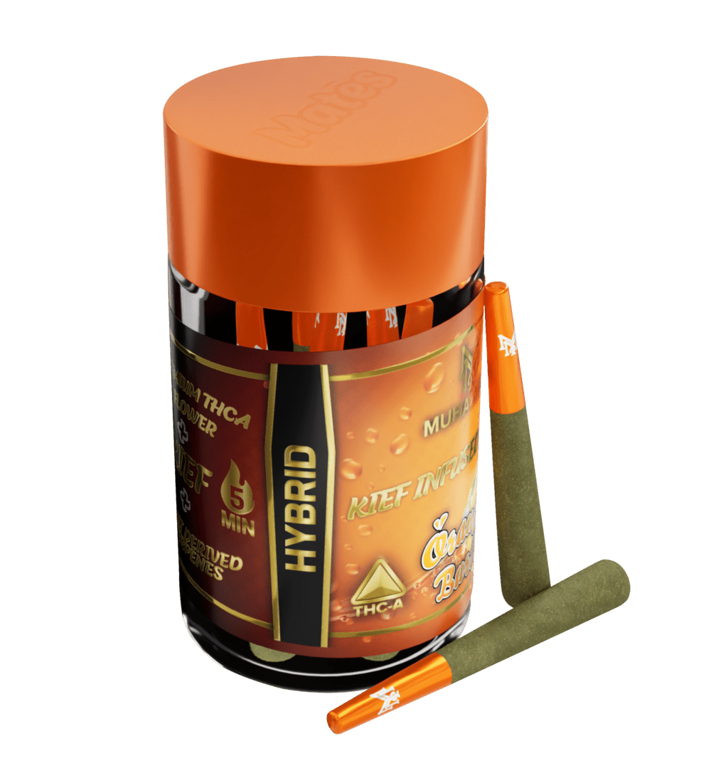 ORANGE BURST HYBRID | THC-A 5 JOINTS