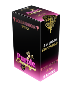 Alternative view of PURPLE CHAMPAGNE SATIVA | MELTED DIAMONDS 3500 MG DISPOSABLE