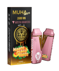 MANGO PEACH RINGS HYBRID | MELTED DIAMONDS 3500 MG DISPOSABLE
